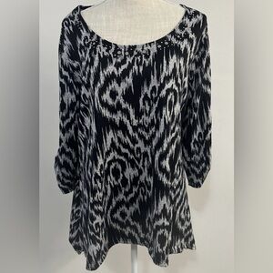 ELEMENTS BLOUSE WOMENS PLUS
SIZE 3X TOPS PREOWNED